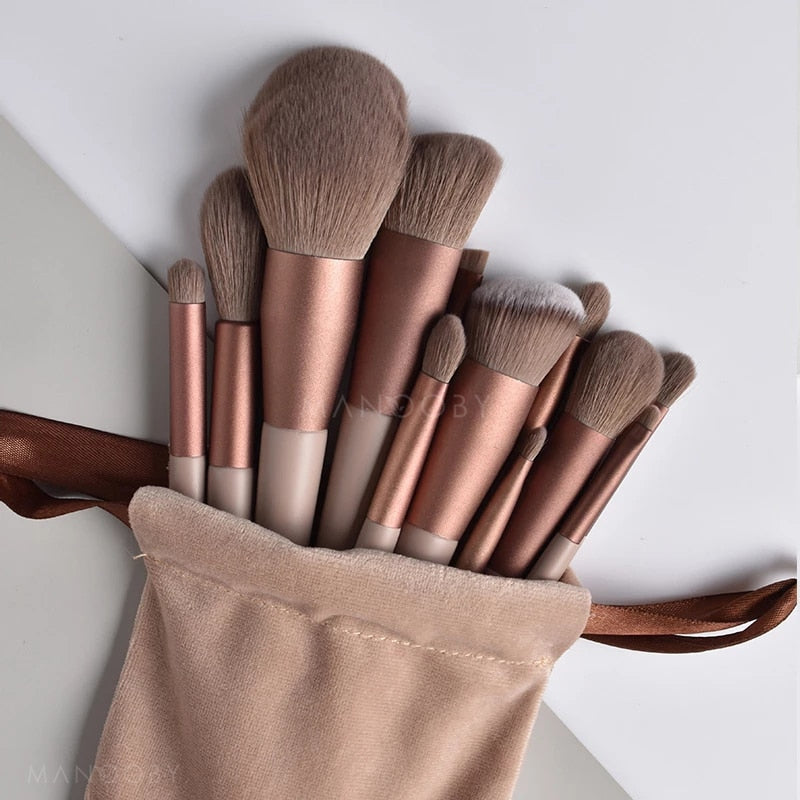 13pcs Soft Fluffy Makeup Brushes Set