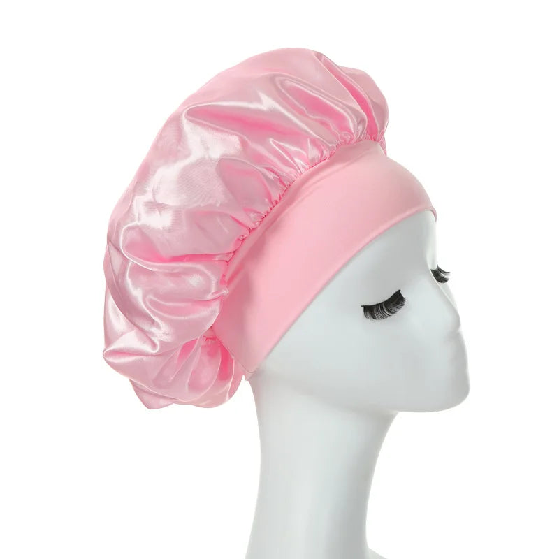 Women'S Shower Caps Soft Silk Night Caps