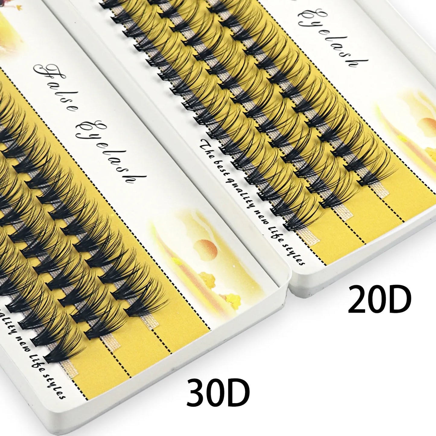 20D/30D Mink Eyelashes 1 Box/60 Bundles Natural Eyelash extension