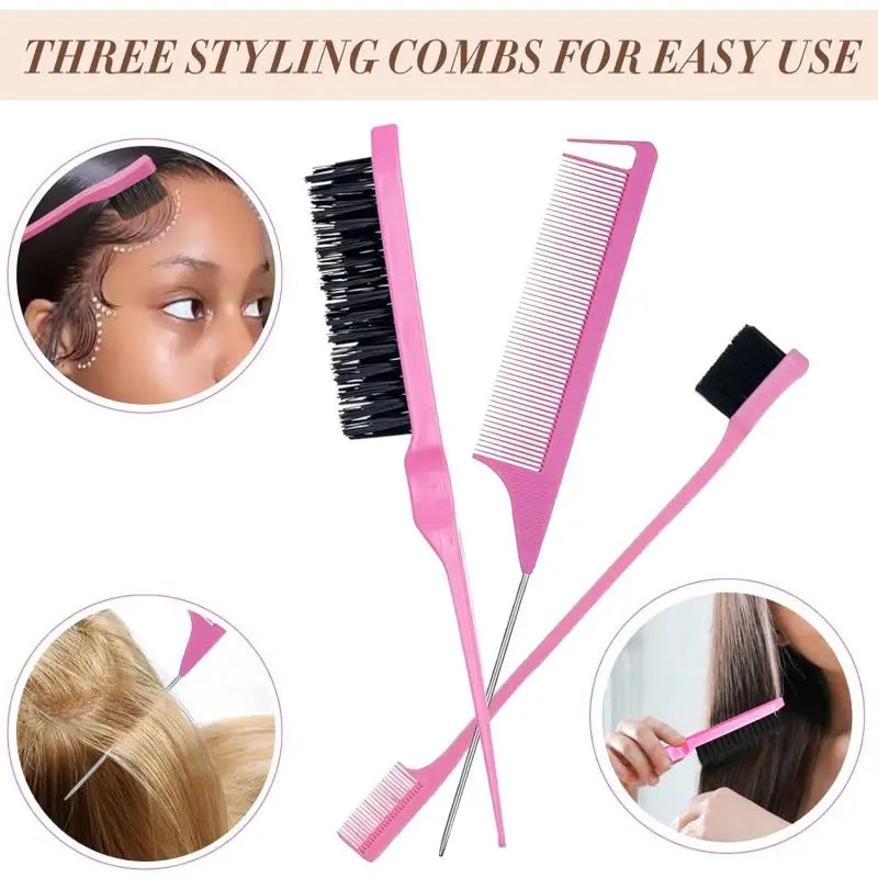 GOIPLE Wax Stick Back Hair Finishing Edge Control Gel Waterproof Wig Front Adhesive Remover Extra Hold Lace Bond Glue Kit HD Cap