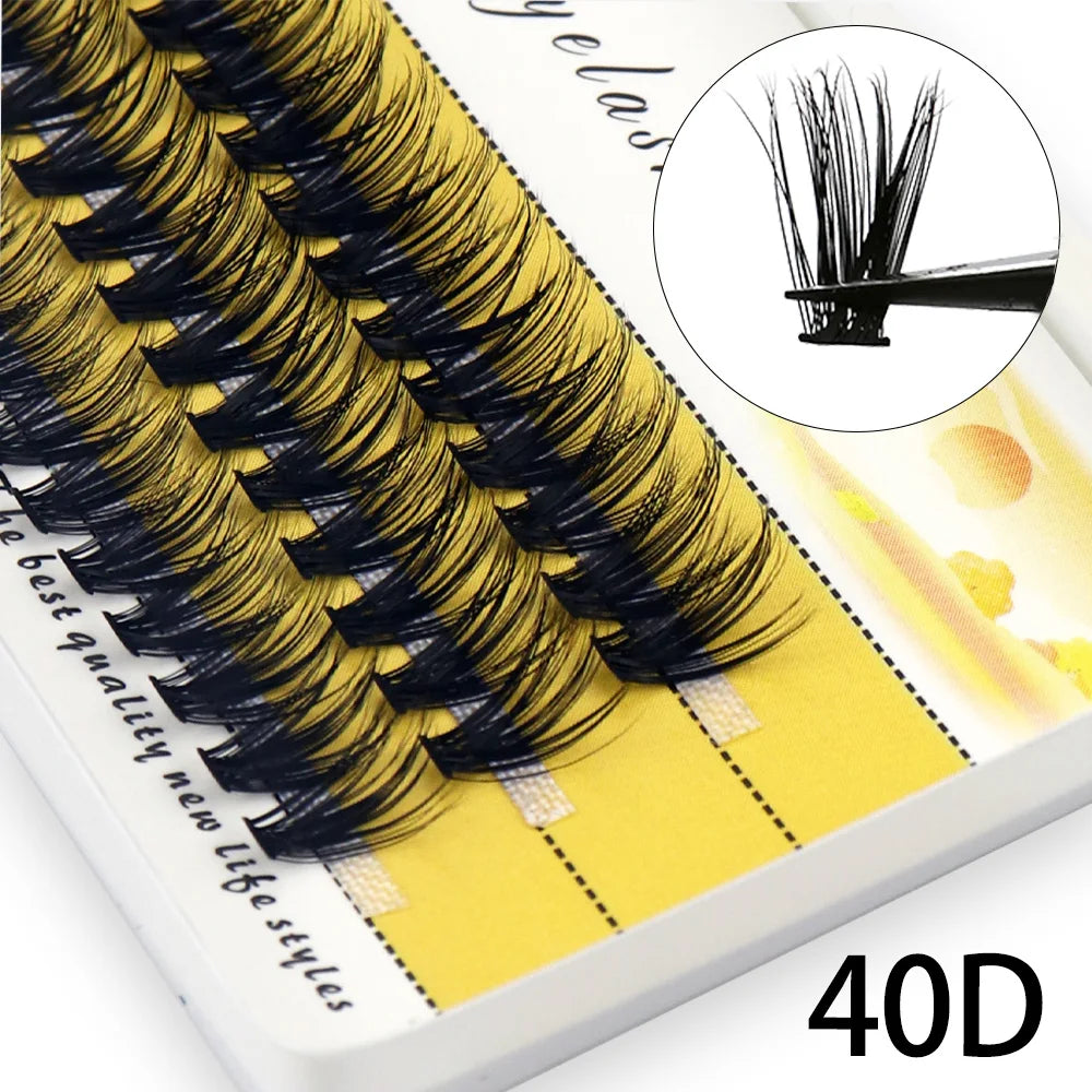 20D/30D Mink Eyelashes 1 Box/60 Bundles Natural Eyelash extension