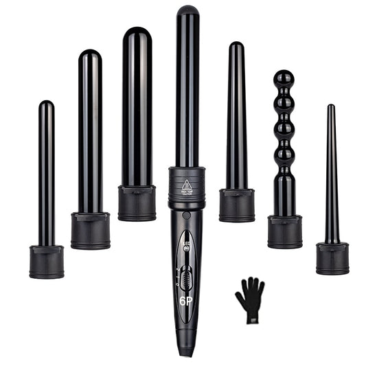 6 in 1 Rotating Curling Wand