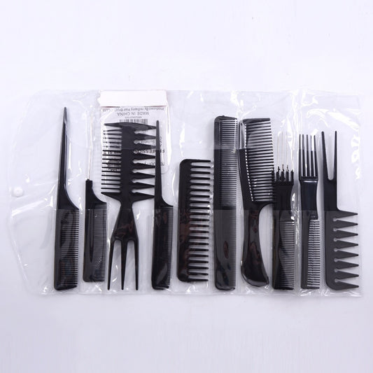 10 Pcs/Set Professional Hair Comb Set