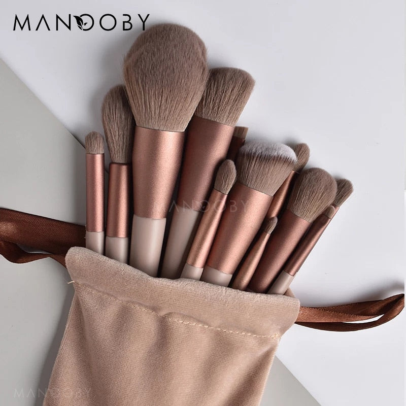 13pcs Soft Fluffy Makeup Brushes Set